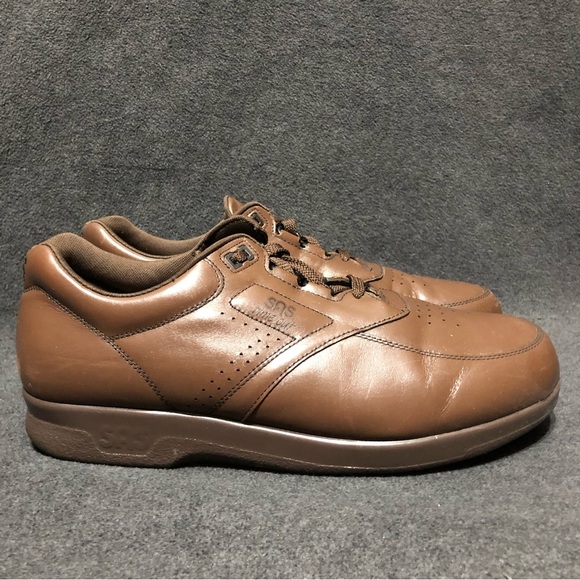 SAS Men's Time Out Tripad Orthopedic Lace-Up Comfort Shoes - Black Leather